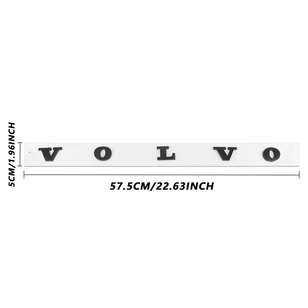 for Volvo Rdesign T2 T3 T4 T5 T6 T7 T8 S90 XC90 S60 XC40 S90 S80L XC40 ABS 3D Badge Letters Car Trunk Badge Sticker Accessory