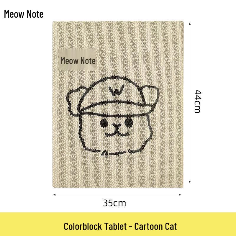 Wall-Mounted Self-Adhesive Cat Scratcher: Vertical Corrugated Cardboard for Claw Sharpening, Scratch-Resistant, Wear-Resistant