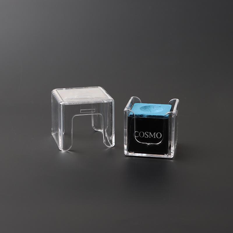 Прозрачный акриловый набор мела для бильярдного кия для девяти шаров и китайского восьми шаров снукера