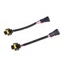 2pcs H8 H9 H11 Wiring Harness Socket Wire Connector Plug Adapter