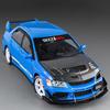 ydcp10 1:24 Mitsubishi Lancer Evolution IX EVO Modified Car Alloy Car Model Sound and Light Children's Toy Collectibles Birthday Gift