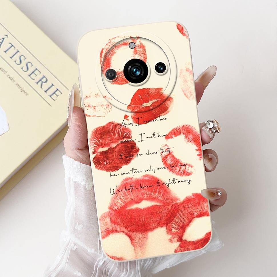 For Realme 11 Pro Plus 5G Case Lovely Rabbit Painted Cover Soft Silicone Phone Case For Realme 11 Realme11 Pro Plus Pro+ Bags