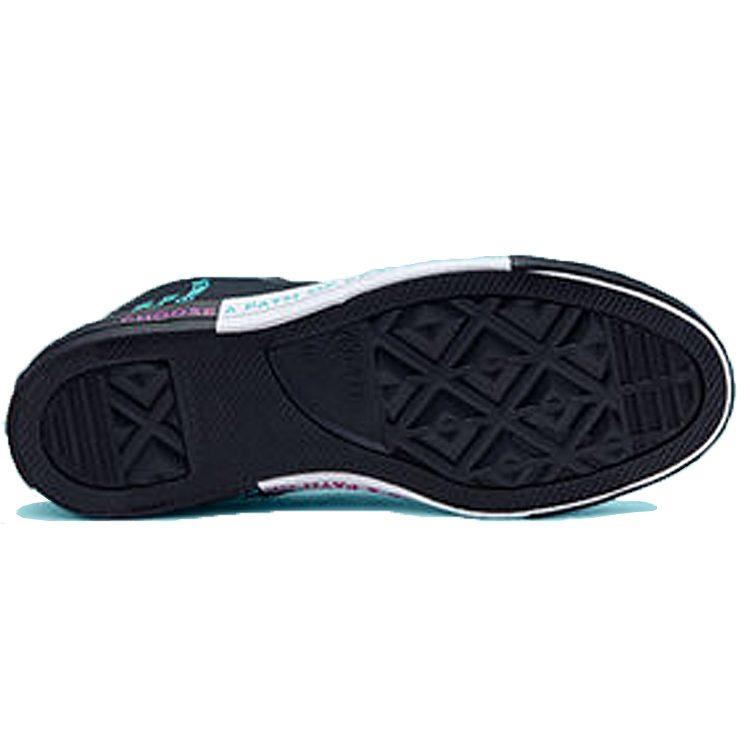 Converse Кеды Chuck Taylor All Star Hi Seek Peace Черно-Малиновые Детские 266537F
