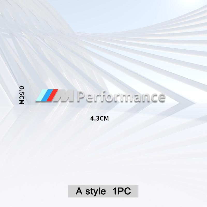 ljqvz9 For BMW car interior products M label metal random car label decorative sticker E46 E36 F10 F30 E90 X3 F25 X5 E53 IX3 Z4 IX X4X6