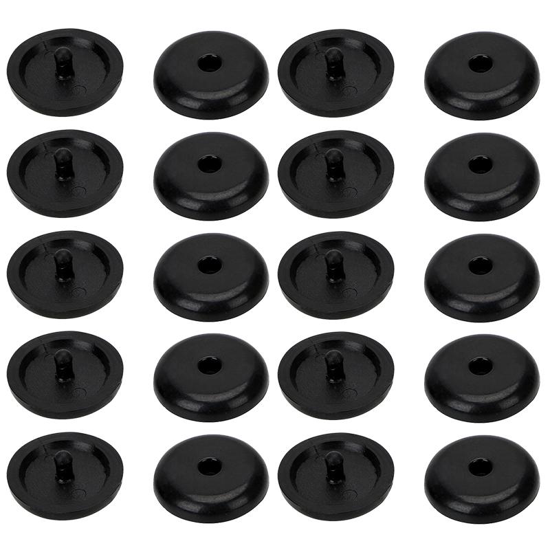 10/50pcs Car Safety Seat Belt Buckle Stopper Automobile Seatbelt Spacing Limit Stop Plastic Black Gray Beige Button Accessories