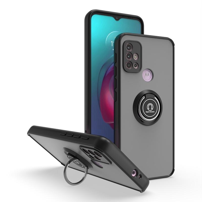 Роскошный жесткий ПК Motorola Moto G10 G20 G30 Автомобильный держатель Чехол для телефона Кронштейн для защиты объектива камеры Fundas Ударопрочный бронированный чехол
