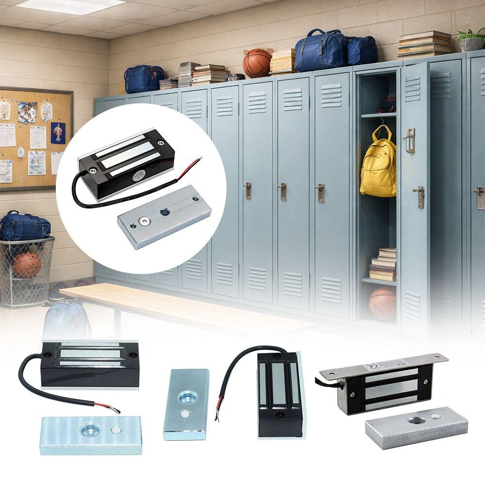 60KG/100Lbs Electric Lock 12V/24V Door Access Control Heavy Duty Electromagnetic Lock Door Access