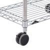 ERECTA Basic Series Double-Wheel Casters with Stoppers, 75mm, Black (Pack of 2) BDRS75EBKG, Replacement for Home ERECTA