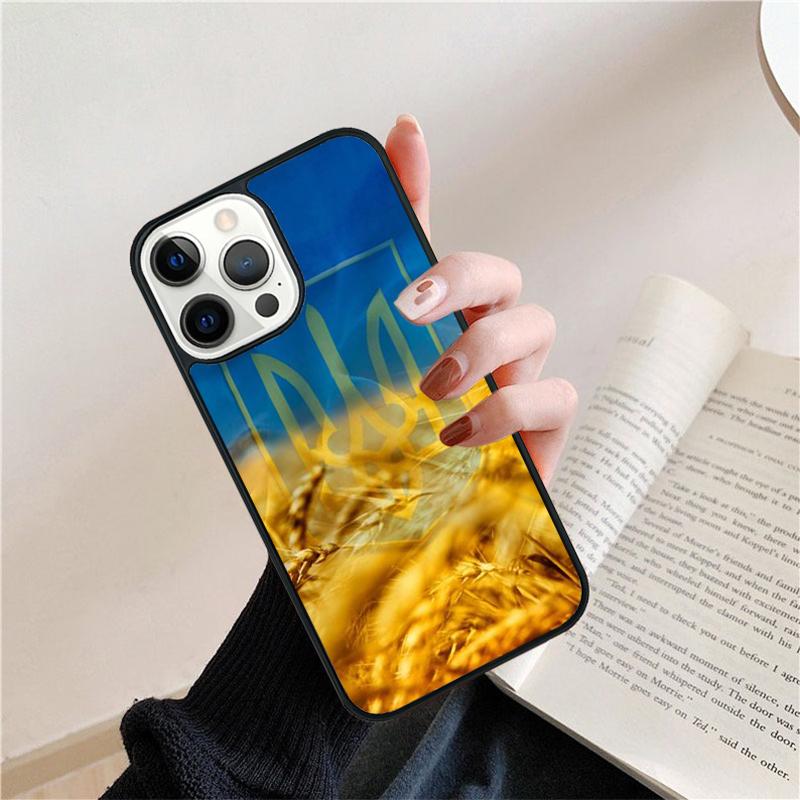 Чехол-флаг U-ukraine-E для iPhone 17 Air 16 16e 15 13 14 11 12 Pro Max Plus 13 14 Мягкий чехол Capa coque fundas Оболочка