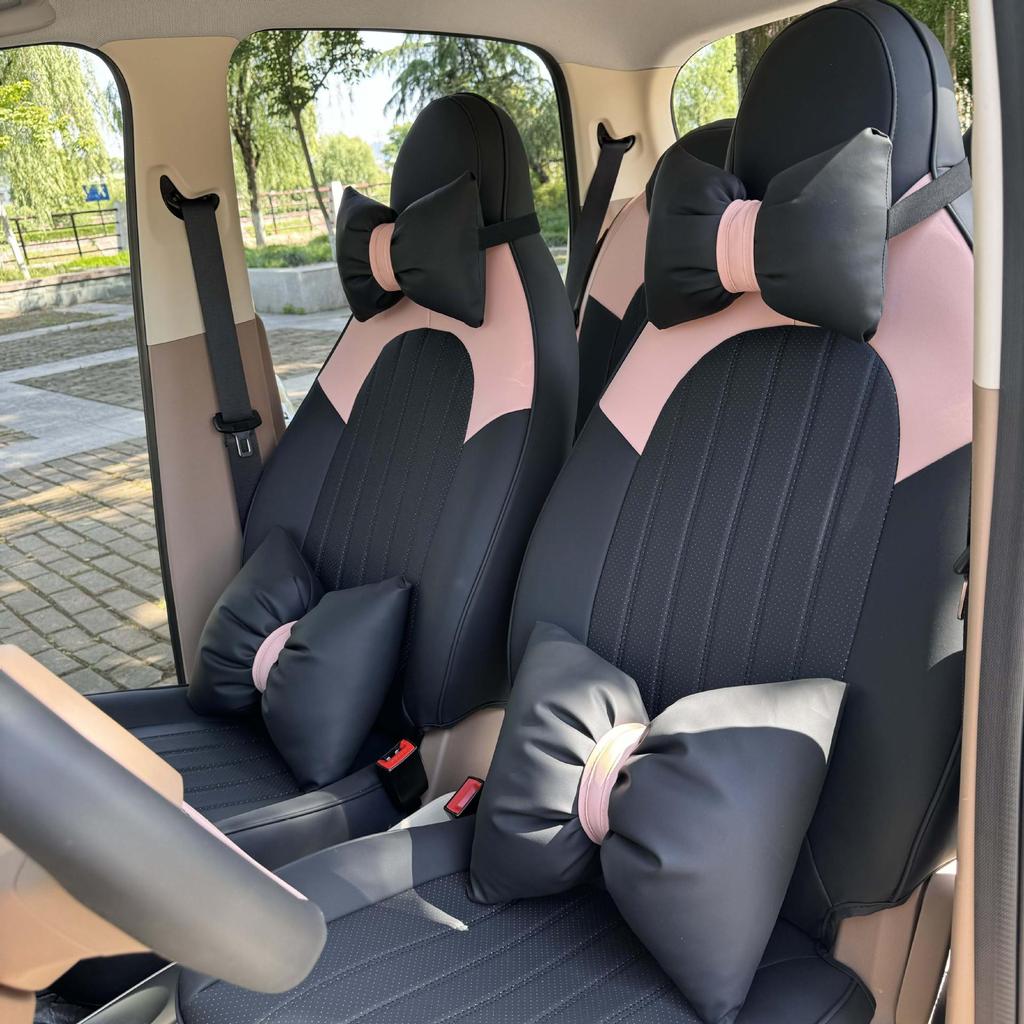 Wuling Hongguang Mini Macaron 4-Door Seat Cover - 25 Styles, Breathable, 4th Gen.