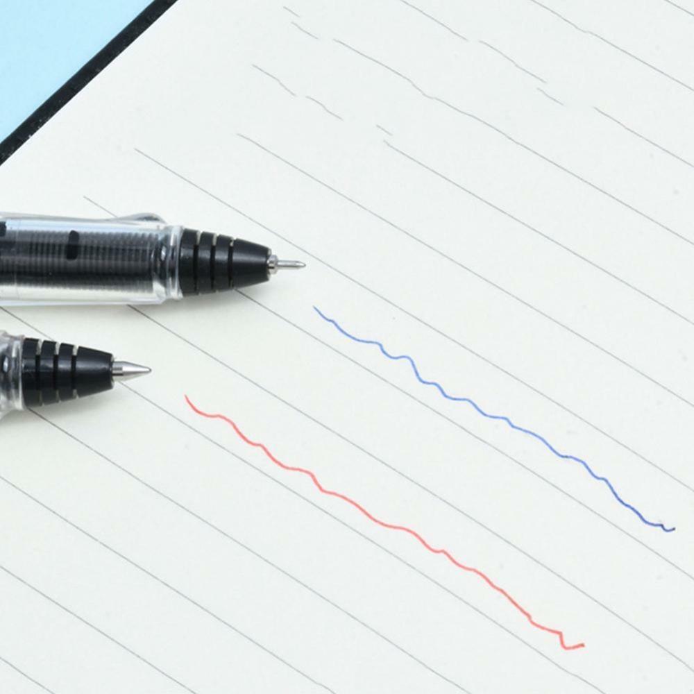 Студенческая ручка с пером среднего размера, взрослая офисная шариковая ручка, новая прозрачная поршневая перьевая ручка