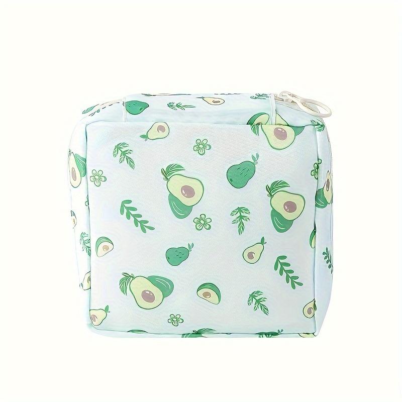 Милая мультяшная сумка для хранения гигиенических прокладок для девочки, портативный дорожный органайзер, большая вместимость, органайзер для гигиенических прокладок, дорожная косметичка, органайзер для кабелей