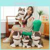 Collar Cute Dog Plush Toy Cartoon Doll Girls Children Birthday Festival Gift