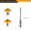 TT8-TT40 Безопасная Torx Головка Отвертки Бит 3,15" Длиной 1/4" Шестигранный Хвостовик Магнитный Защищенный от Вскрытия 6-лучевая Звезда Отвертка Сверло