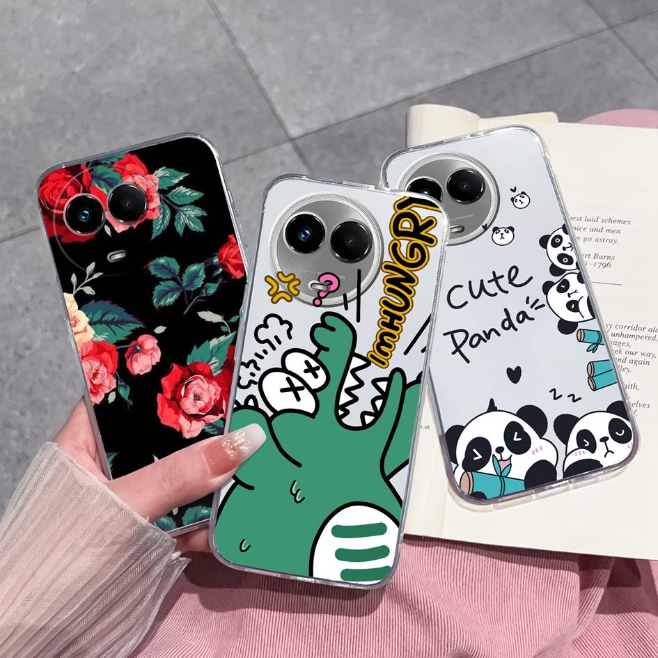Для OPPO A9X F1 F11 F17 F19 Pro Find X5 Lite Pro чехол с милым мультяшным узором, прозрачный матовый, мягкий силикон, противоударный противоударный бампер для OPPO
