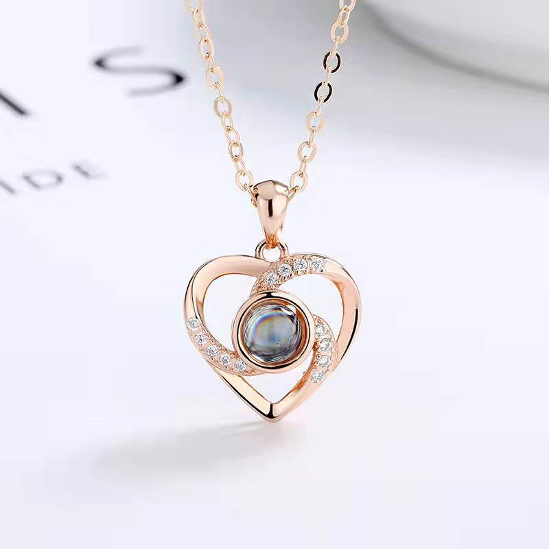 Индивидуальное проекционное ожерелье, подарок на День матери, креативная фотопроекция, уникальный подарок для друзей и семьи