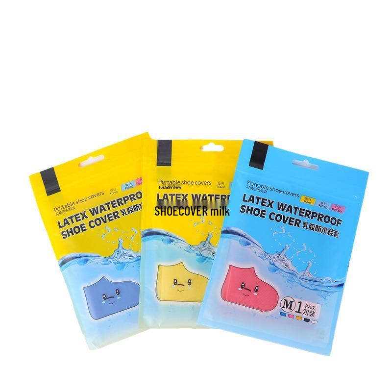 Водонепроницаемые латексные бахилы до середины икры с нескользящей подошвой – Толстые, эластичные и портативные