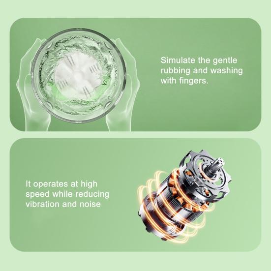 Портативная стиральная машина для нижнего белья, перезаряжаемая, беспроводная, мини-стиральная машина, дорожная стиральная машина, мини-стиральная машина со светодиодом