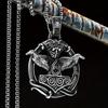 Vintage Fashion Viking Tribe Men Necklaces Retro Pendant Chain Punk Rock for Boyfriend Male Jewelry Gift