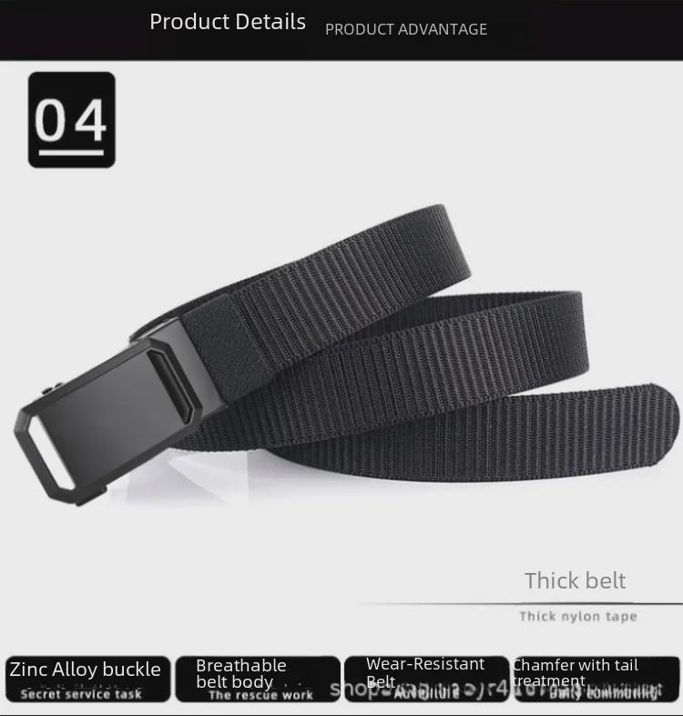 Мужской тактический ремень Gugeti Outdoor с автоматической пряжкой из сплава