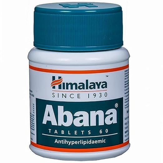 Himalaya Таблетки Абана Бутылка 60 штук в упаковке 2 штуки для здоровья сердца и поддержки здорового холестерина
