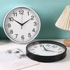 Round Wall Clock for Home and Office - Simple Modern Design for Living Room, Bedroom, and Study