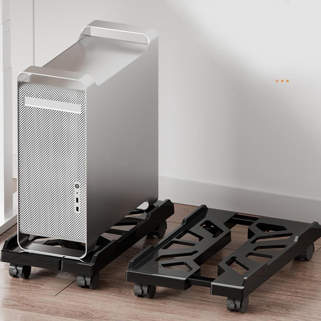 Регулируемая мобильная подставка для процессора, вентилируемая мобильная подставка для процессора, напольная тележка для ПК, передвижная подставка для компьютера с 4 колесиками