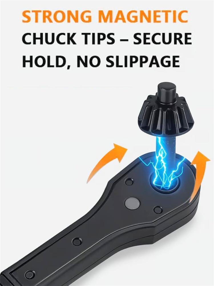 2 in 1 Drill Chuck Ratchet Spanner Wrench Electric Drill Tool Universal Chuck Key With 3 Socket Sizes 1.5-10mm 1.5-13mm 3-16mm