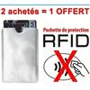 Protective Case - RFID/NFC - Flexible - White - For Bank Card - Unisex
