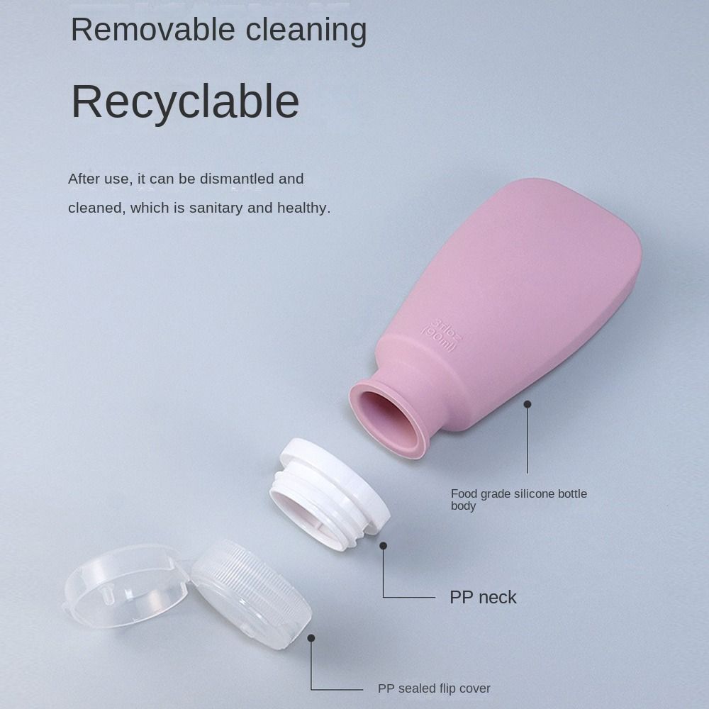 60 мл 90 мл пустая бутылка портативная бутылка для хранения высококачественный контейнер для выдавливания