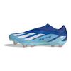 adidas Кроссовки унисекс X Crazyfast.1 без шнурков FG Marinerush Pack Синие ярко-королевские облачно-белые FZ6563