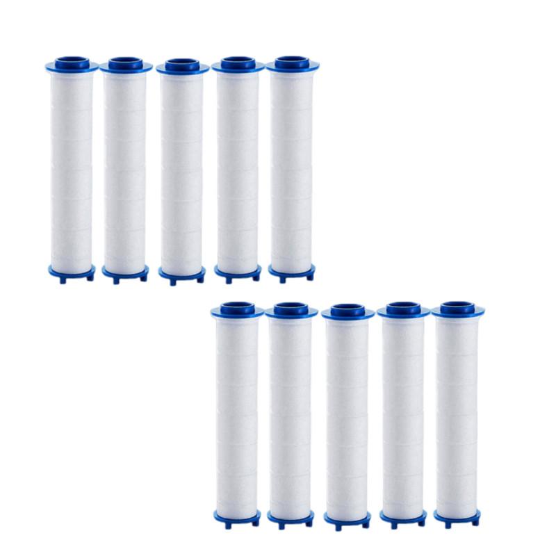 10Pcs Replacement Shower Filter for Held Showerhead - High Output Shower Water Filter To Remove Chlorine Fluoride and Hard Water ARI