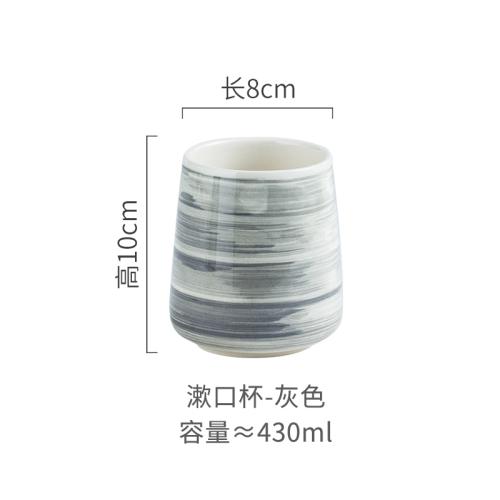 Керамика для домашнего использования, принадлежности для ванной комнаты, стакан для ополаскивателя полости рта, стакан для зубной щетки, ручная роспись, аксессуары для ванной комнаты, держатель для зубной щетки и зубной пасты