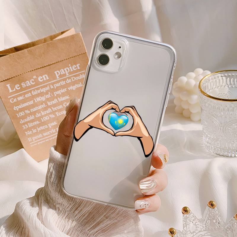 Чехол для телефона MaiYaCa с флагом Казахстана для iPhone 13 11 12 pro XS MAX 8 7 6 6S Plus X 5S SE 2020 XR
