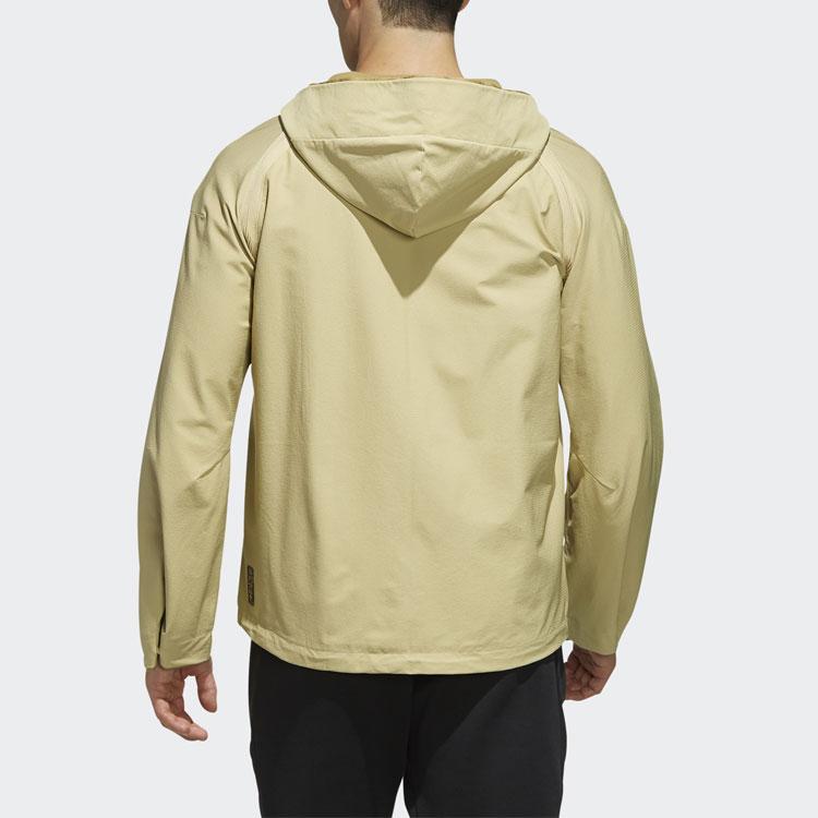 Adidas На открытом воздухе ветрозащитная спортивная куртка с капюшоном Мужская верхняя одежда Sandstorm FJ0201