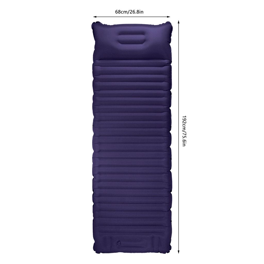 Inflatable Sleeping Pad Extra Thick 4 Inch Sleeping Pad Mat Air Mattress with Built-in Pump for