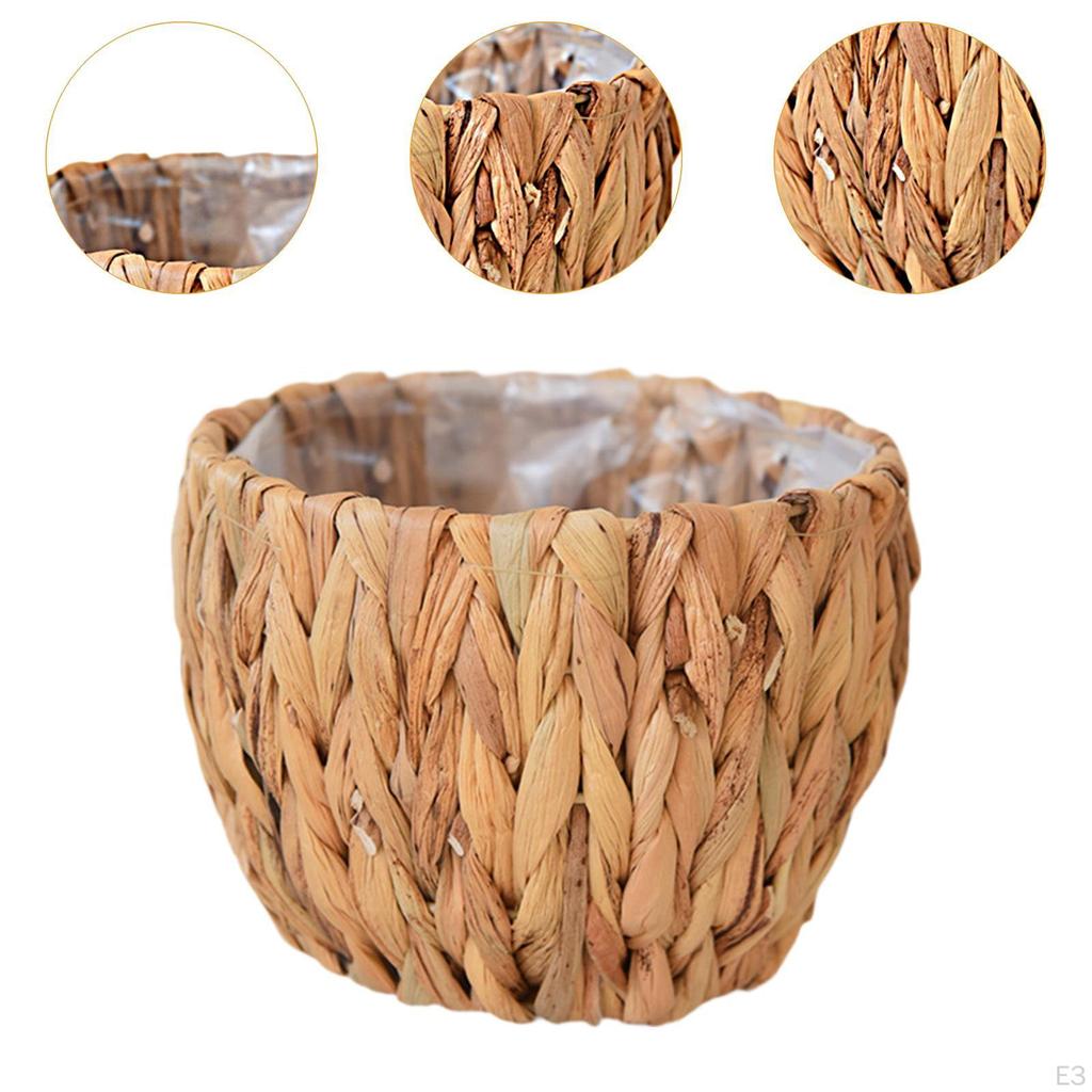 Крышка цветочного горшка, держатель для растений, украшение для показа сухих цветов, плетение искусственных корзин