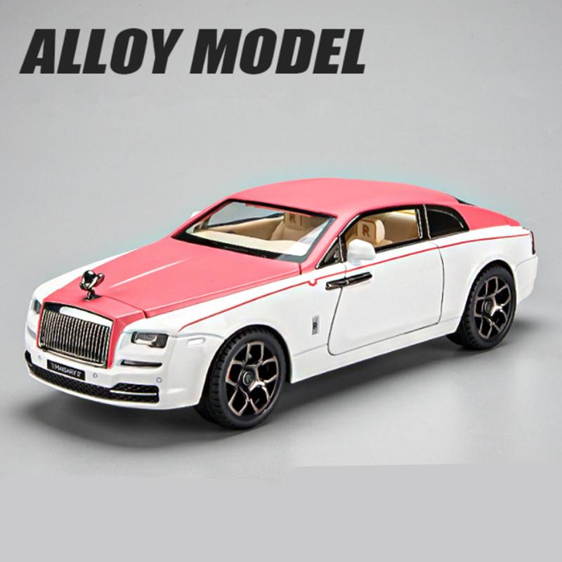 1:24 Lada 2106 Полицейская машина Модель Игрушка Металл Литье под давлением Винтажные Машины Звук Свет Двери Открываются Оттяни Назад Симуляция Транспортные Средства Подарки для Детей
