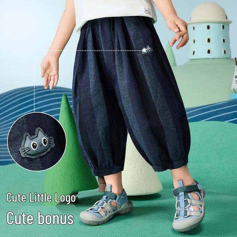 ASK JUNIOR Boys' Retro Striped Summer Casual Pants