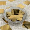 Квадратные блестки с двумя отверстиями и бусины с одним отверстием для DIY-украшений и маникюра (30×30 ММ)
