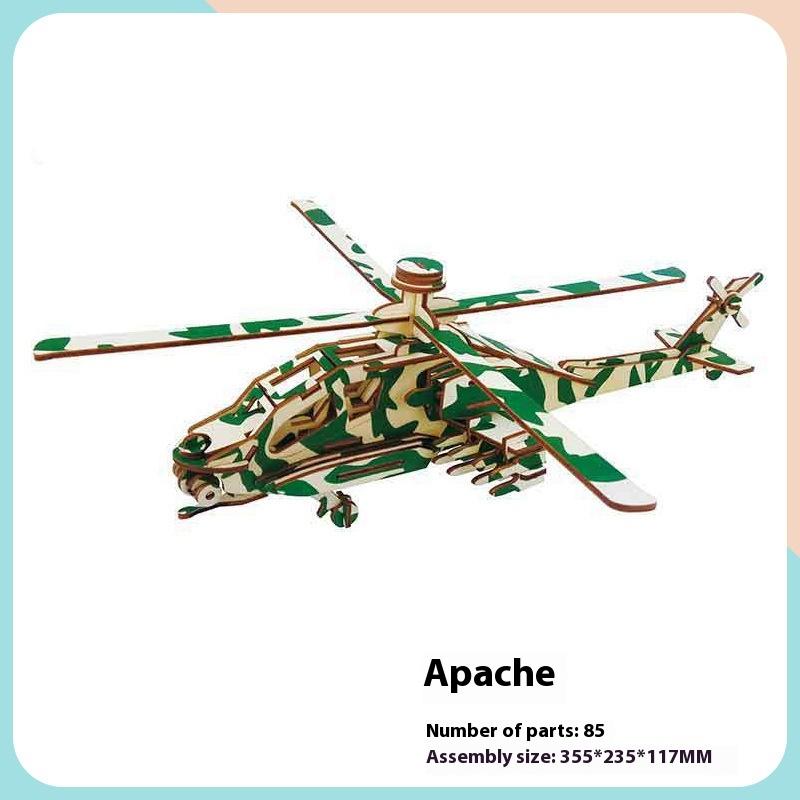 Моделирование Деревянная Игрушка Детская Самодельная Образовательная Сборка 3D Трехмерная Головоломка