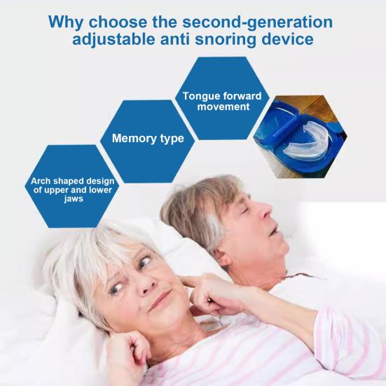 Противохраповая капа регулируемая BPA латекс без BPA мужчины женщины универсальный лучший ночной сон против храпа капа устройство