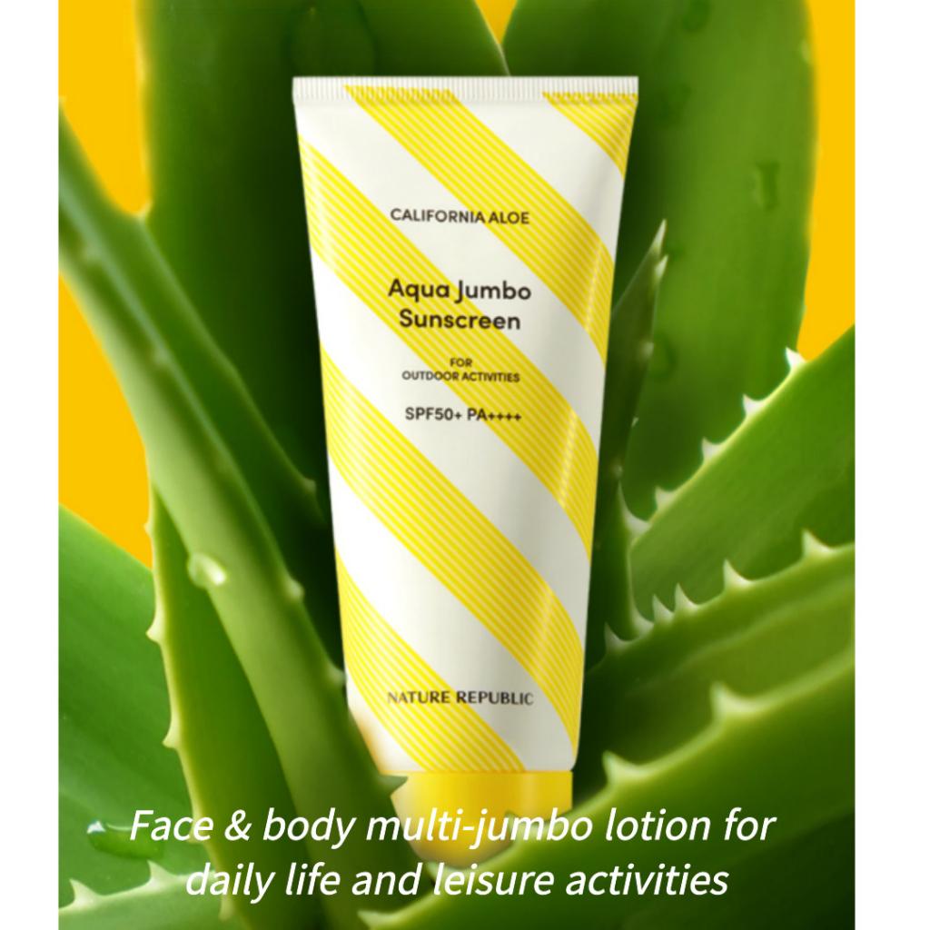 Nature Republic California Aloe Fresh Powdery Sun Stick 24 г / увлажняющий тонизирующий солнцезащитный крем 57 мл / солнцезащитный крем 57 мл из Кореи