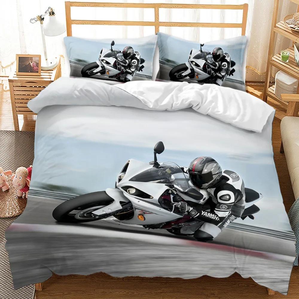 Car Race 3D Duvet Cover Set  King Queen Double Twin Single Size Bed Linen Set