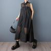 Sleeveless Plus Size Vintage Patchwork New In Dresses for Women Casual Loose Long Summer Dress