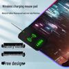 Anime Luminous Wireless Charging Mouse Pad - Large Gaming & Office Desk Mat