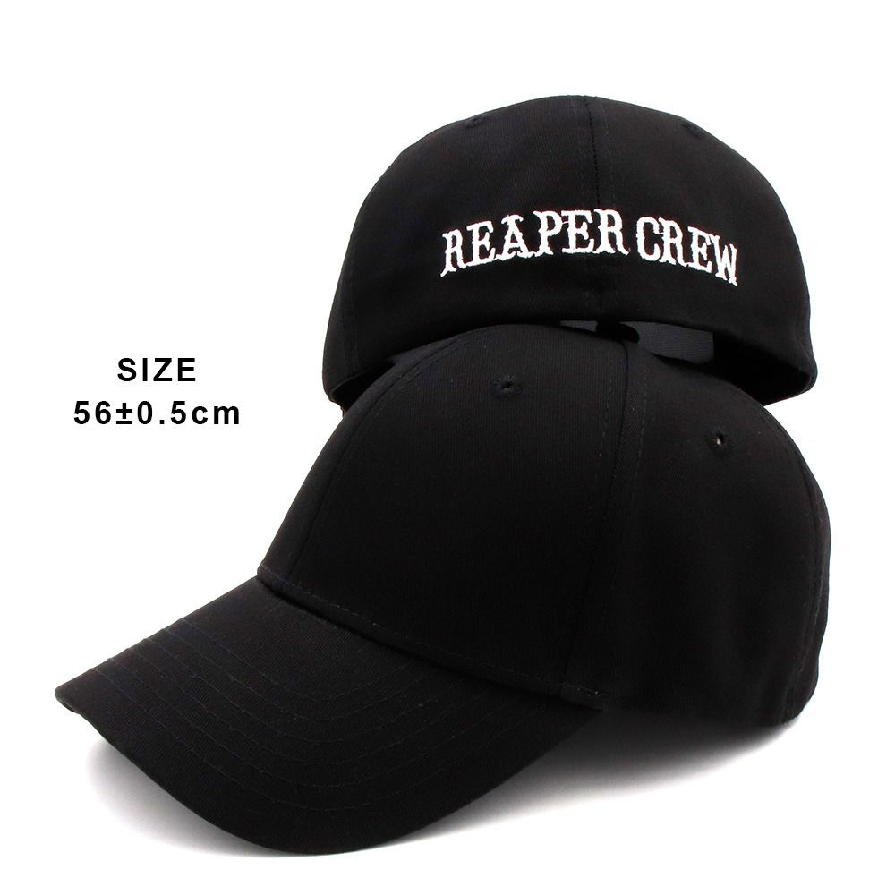 Модная бейсболка с вышивкой букв 'Reaper Crew' из хлопка, повседневная кепка с козырьком, удобная кепка в стиле хип-хоп, для женщин и мужчин