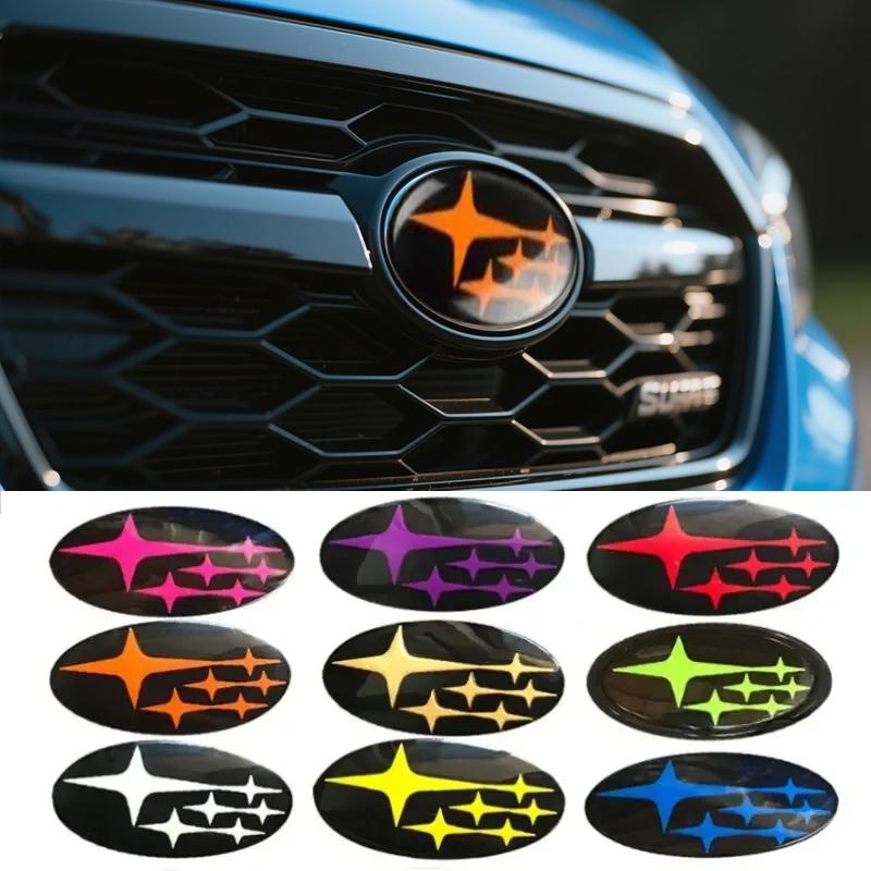 Acrylic Car Front Hood Cover Badge Rear Trunk Emblem Exterior for Subaru Impreza BRZ WRX STI Legacy Outback XV lki1