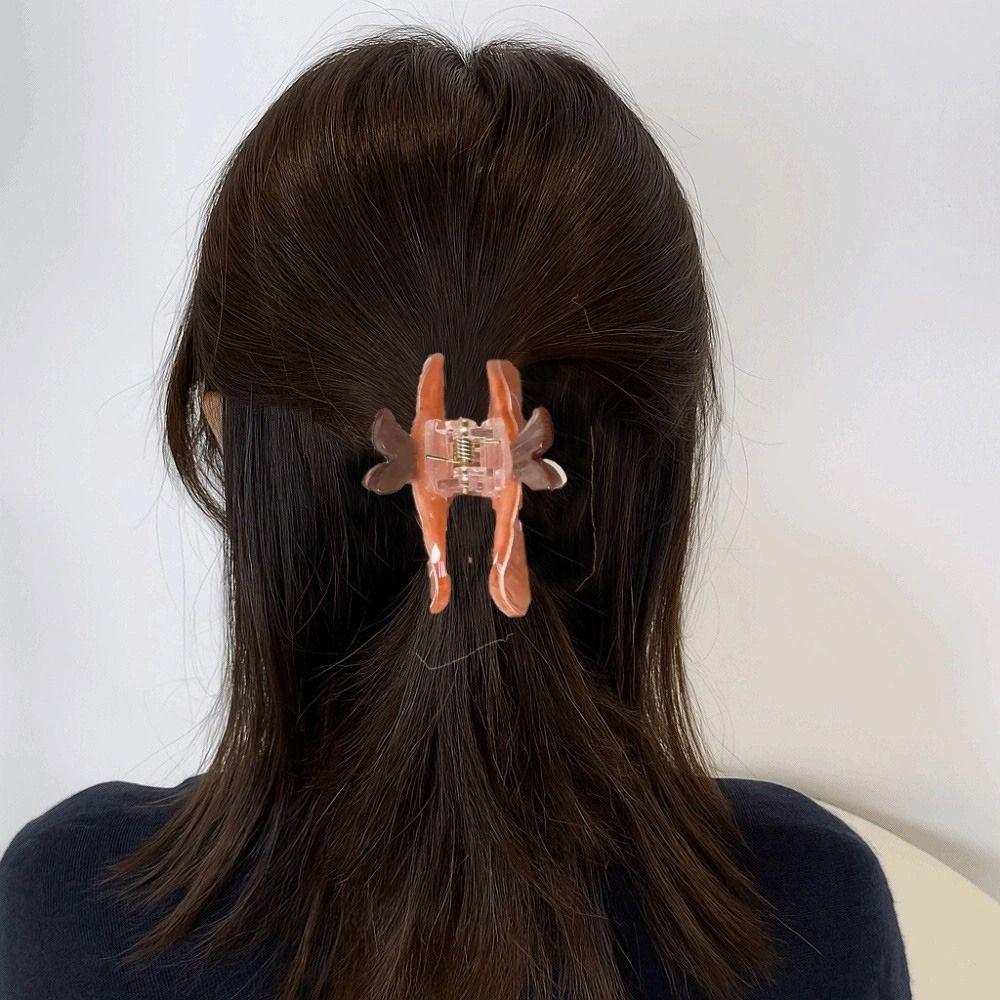 Funny Pumpkin Hair Clip Ghost Acetic Acid Hair Claw Creative Halloween Shark Clip Cosplay