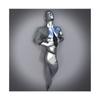 3D Visual Gold Silver Metal Figure Art Statue Canvas Painting Romantic Abstract Posters and Prints Wall Pictures Modern Home Decor for Living Room